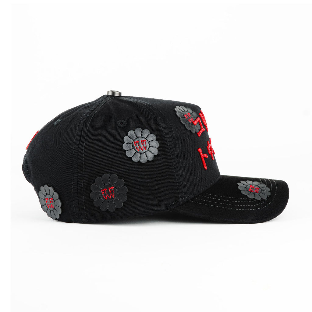 Gorra Barbas Hats CT ORIENTAL TUMBADO BLACK | Snapback Visera Curva
