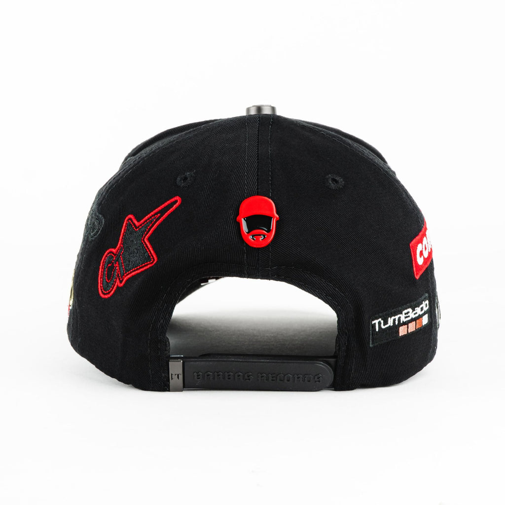 Gorra Barbas Hats CT 27 CT BLACK | Snapback Visera Curva