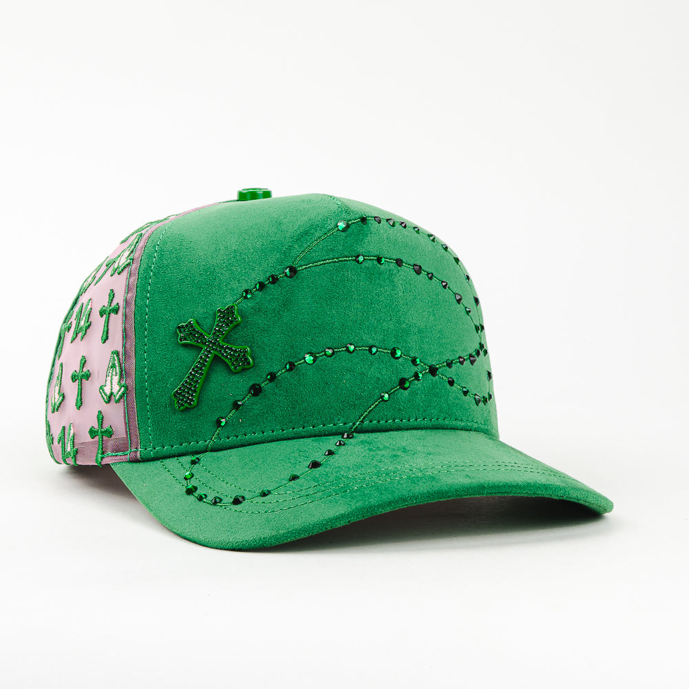 GORRA JC CAPS EXODO 14/14 GREEN/GREY