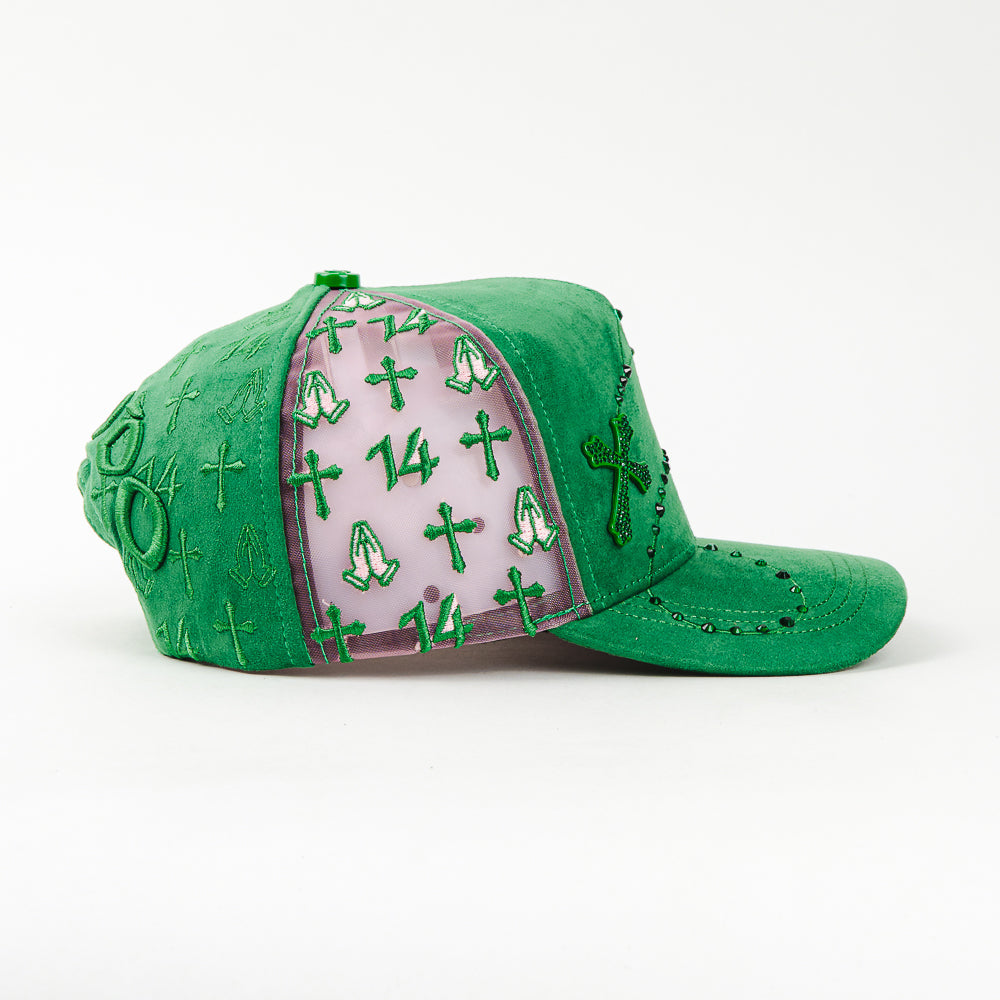 GORRA JC CAPS EXODO 14/14 GREEN/GREY